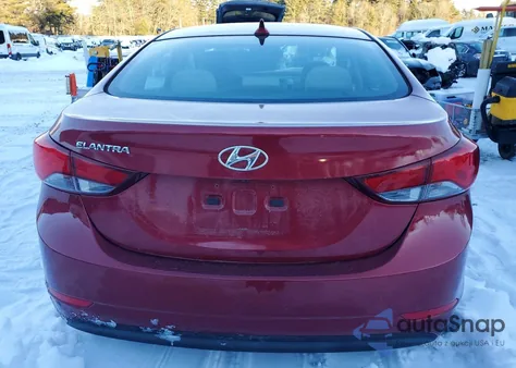 2015 Hyundai Elantra Se from USA, damaged, VIN 5NPDH4AE8FH554877
